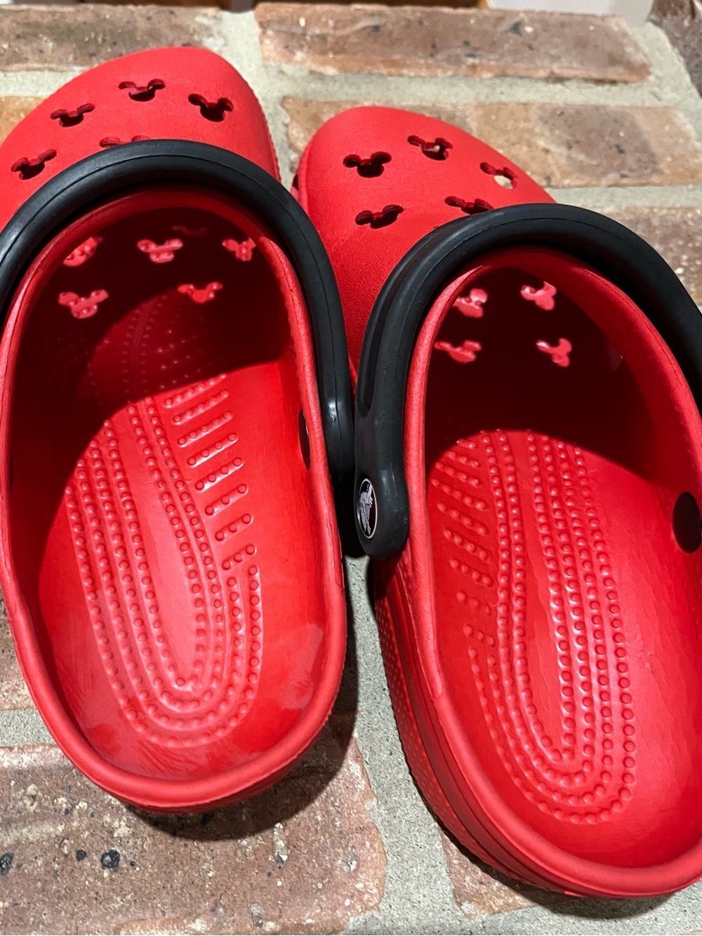 Disney CROCS - Red with Black Strap - Picture 3 of 5